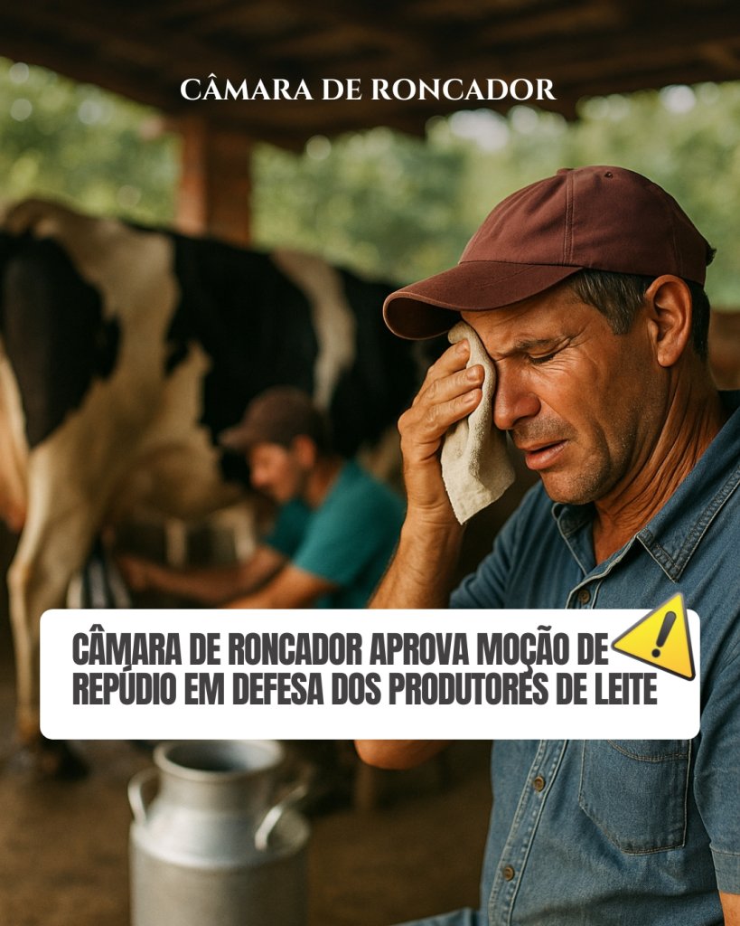 Moção de Repúdio em Defesa dos Produtores de Leite